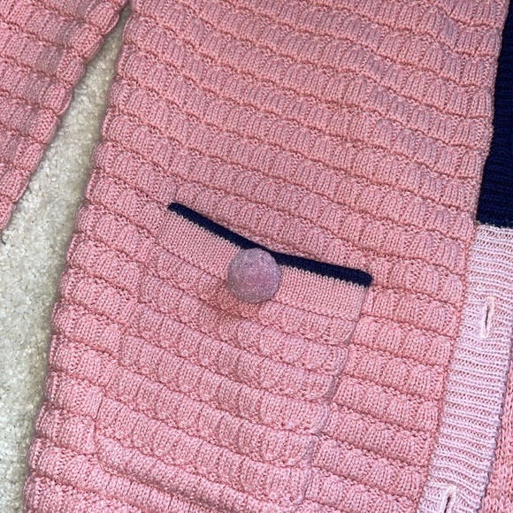 Hanna Andersson Bubblegum Pink Cardigan Size 8 - Picture 3 of 5